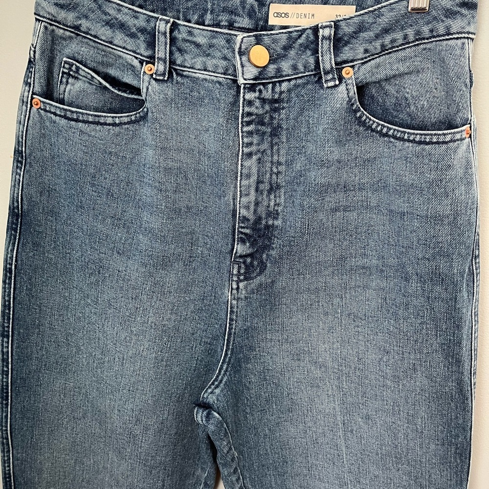 ASOS‎ Blue High Rise Jeans - Picture 3 of 11